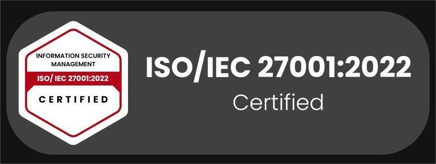 ISO 27001 Certified