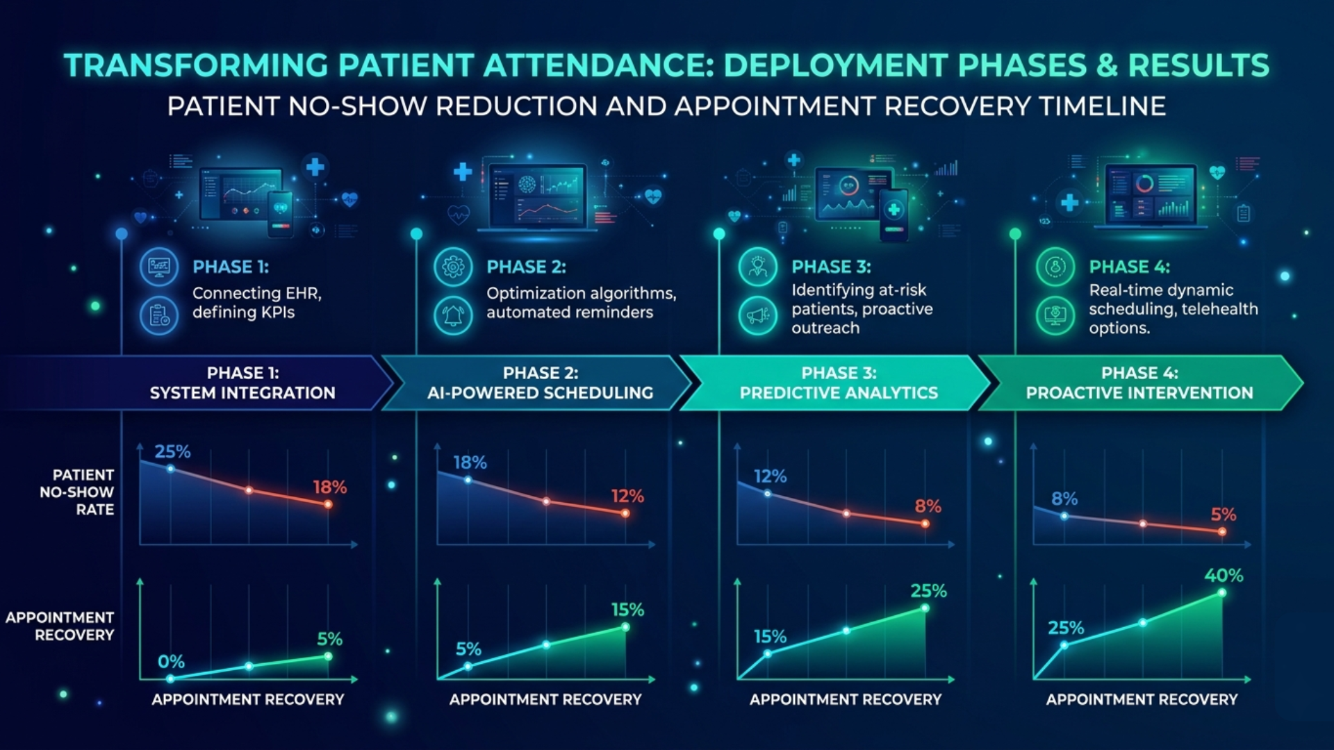 Transforming Patient Attendance: Deployment Phases and Results